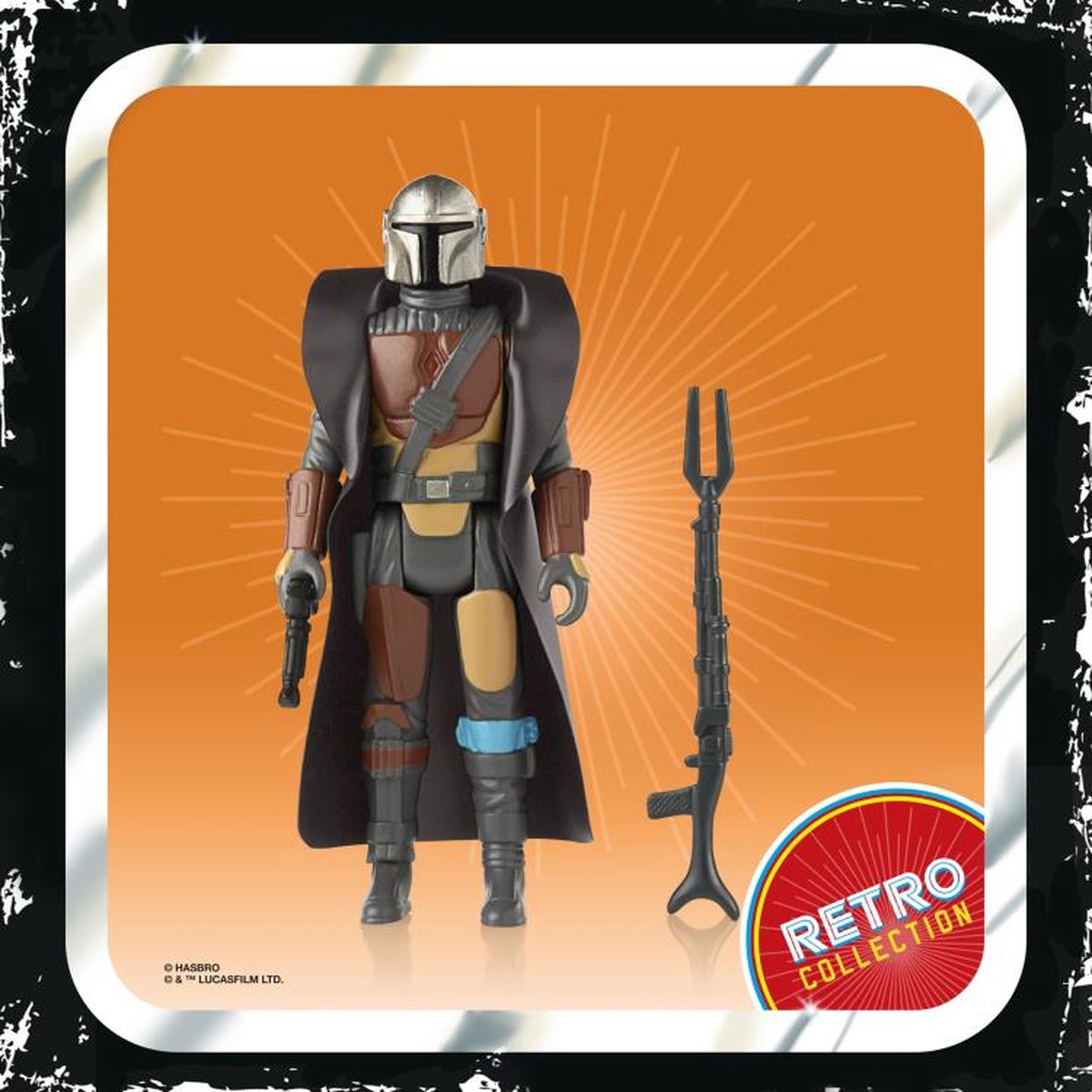 Hasbro Star Wars The Mandalorian retro collection wave 1 [set van 7 ]